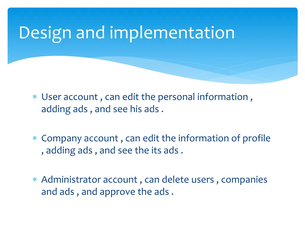 design and implementation 4