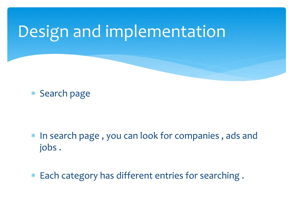 design and implementation 5