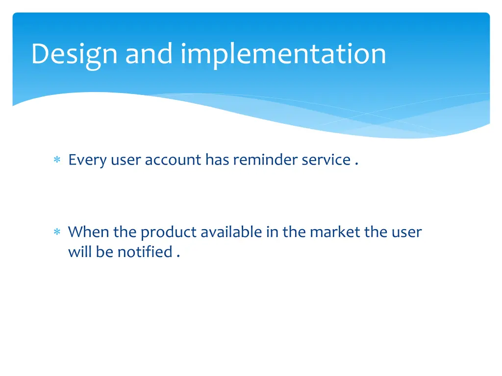design and implementation 6