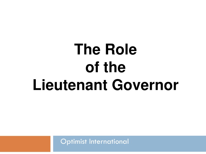 the role of the