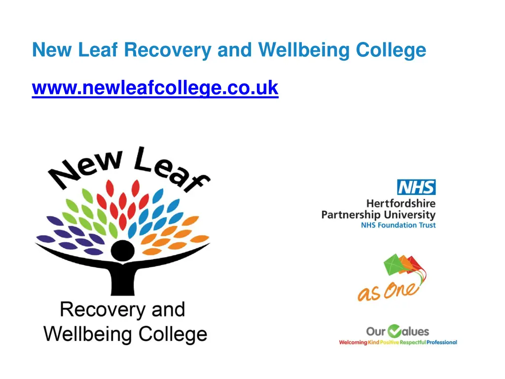 new leaf recovery and wellbeing college