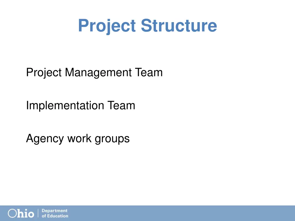 project structure