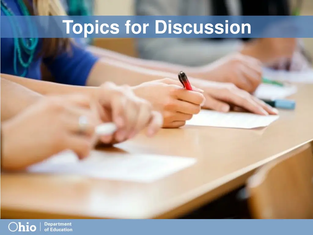 topics for discussion