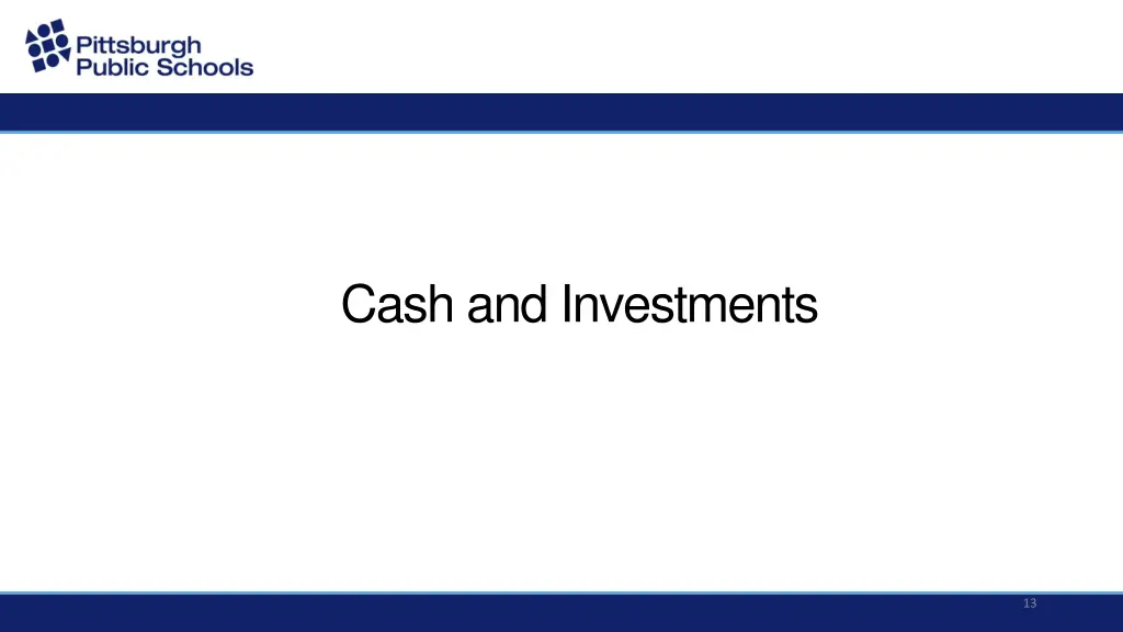 cash and investments