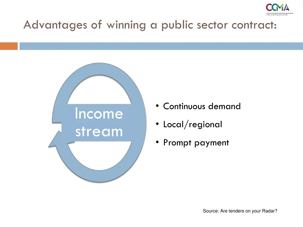 advantages of winning a public sector contract
