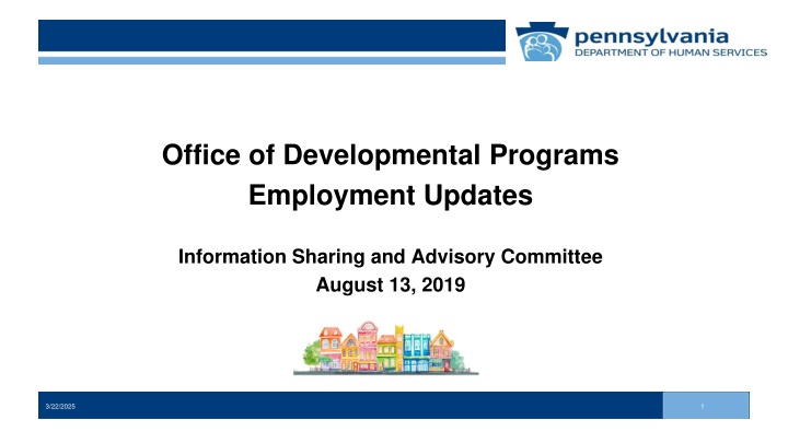 office of developmental programs employment