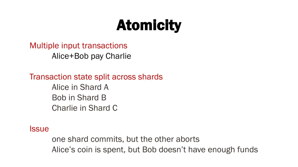 atomicity atomicity