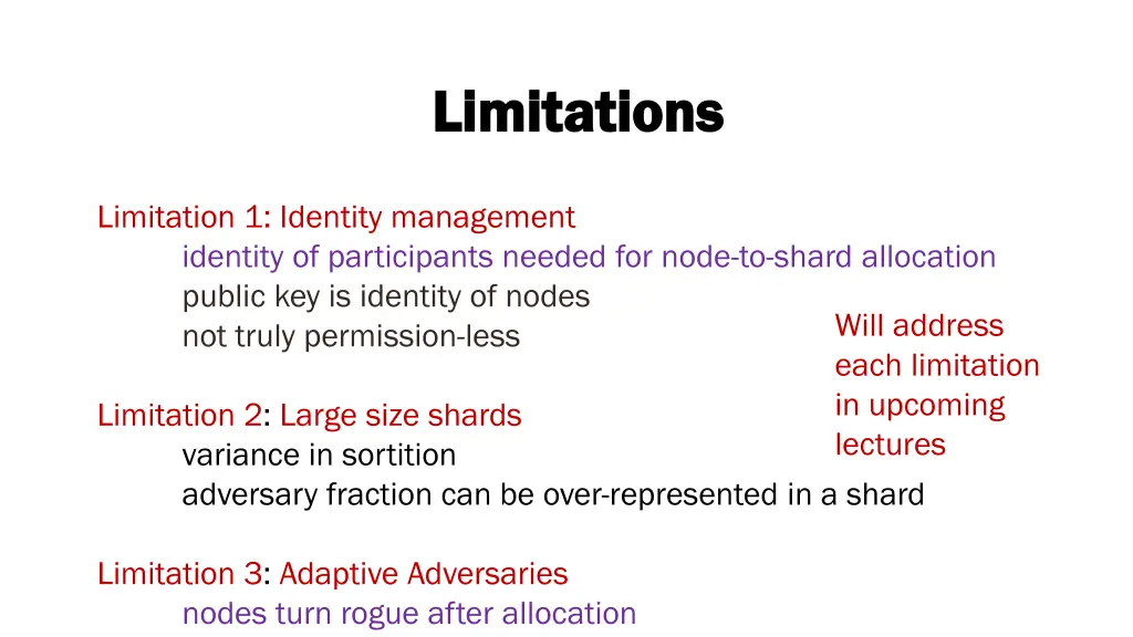 limitations limitations 1