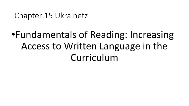 chapter 15 ukrainetz