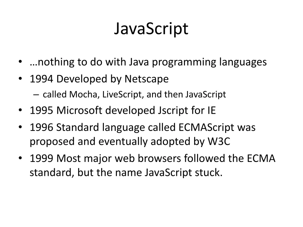 javascript