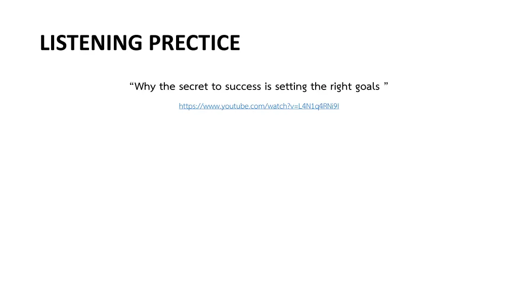 listening prectice