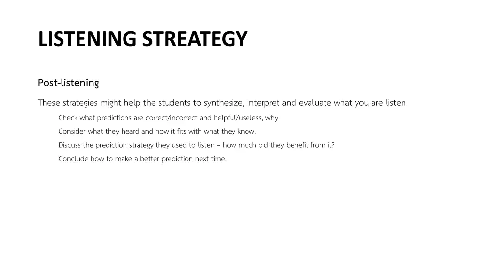 listening streategy 1