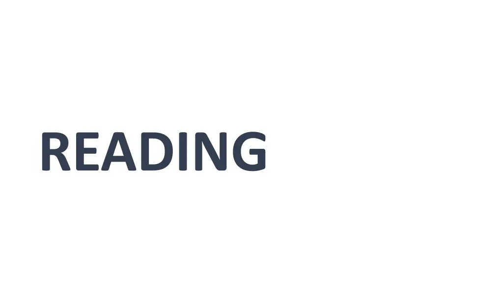 reading