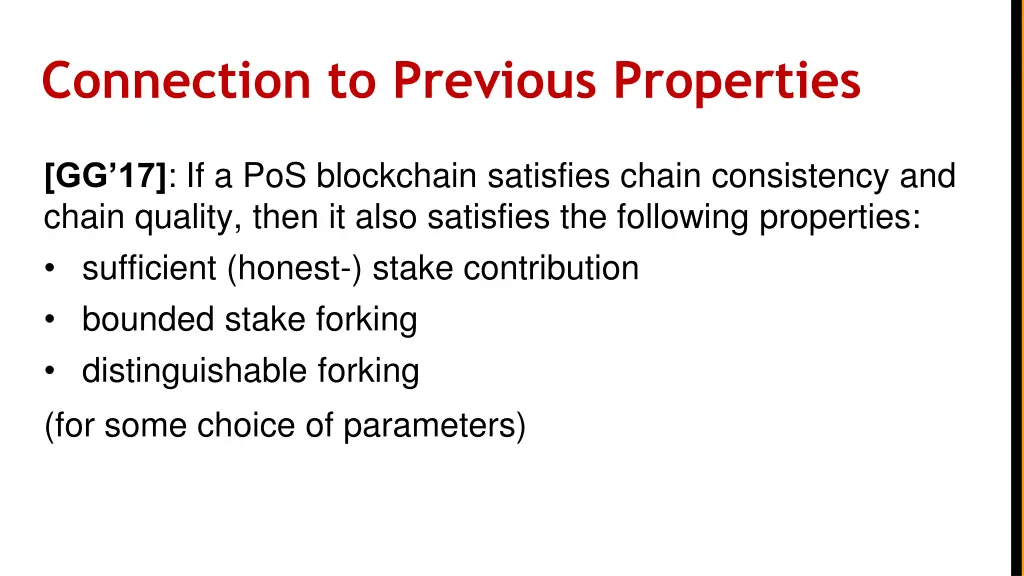 connection to previous properties