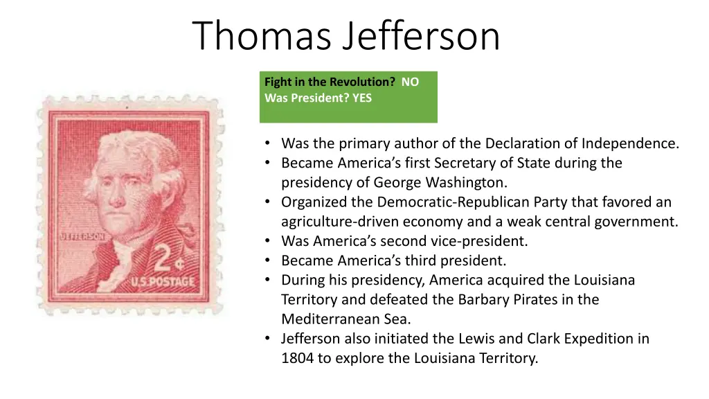 thomas jefferson