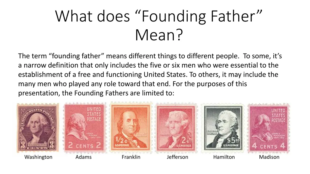 what does founding father mean