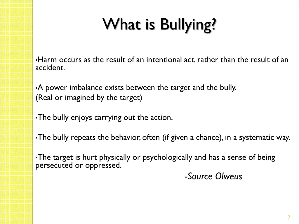 what is bullying