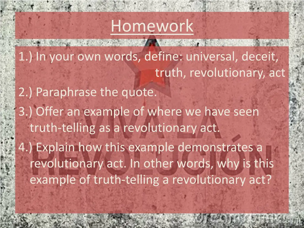 homework