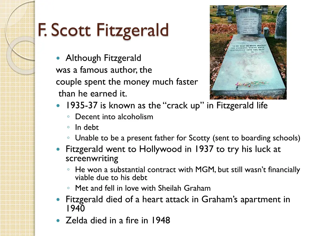 f scott fitzgerald 3