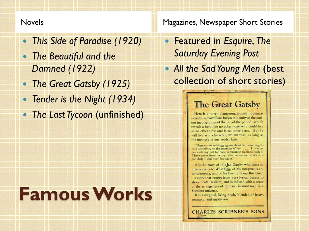 novels
