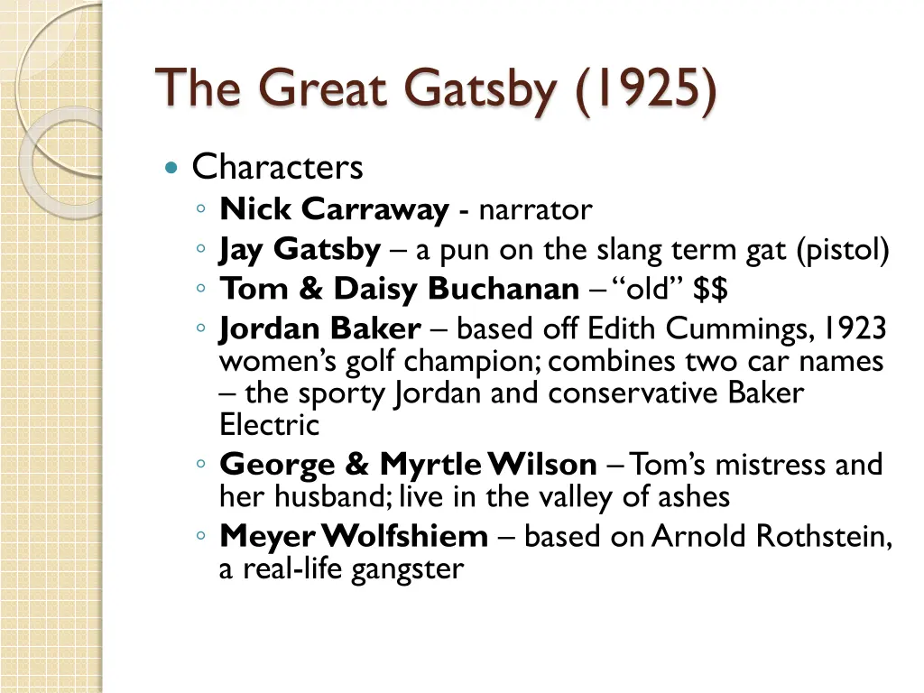 the great gatsby 1925