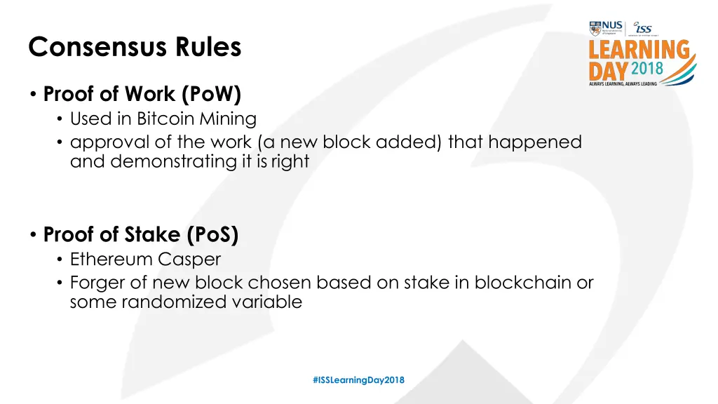 consensus rules