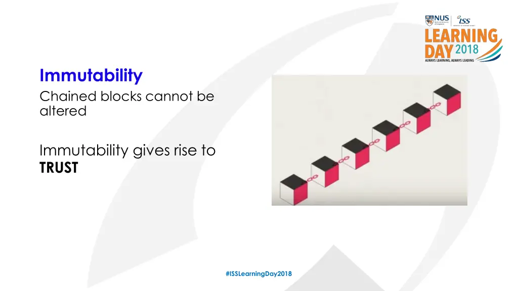 immutability chained blocks cannot be altered