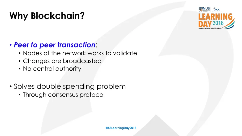 why blockchain