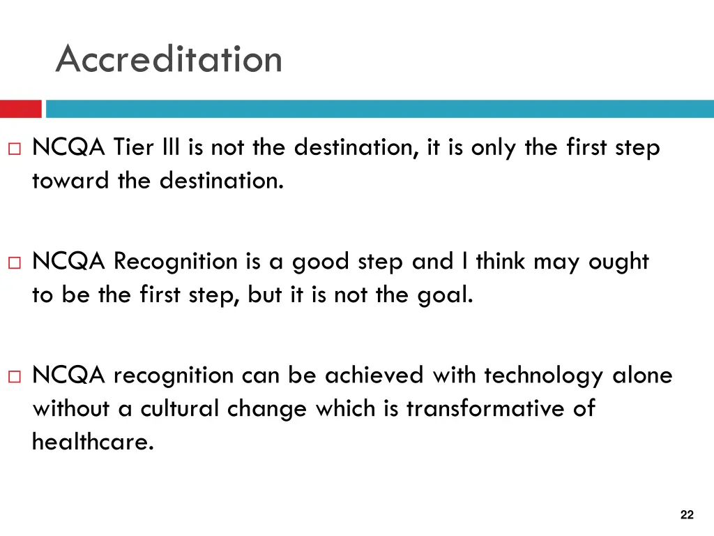 accreditation