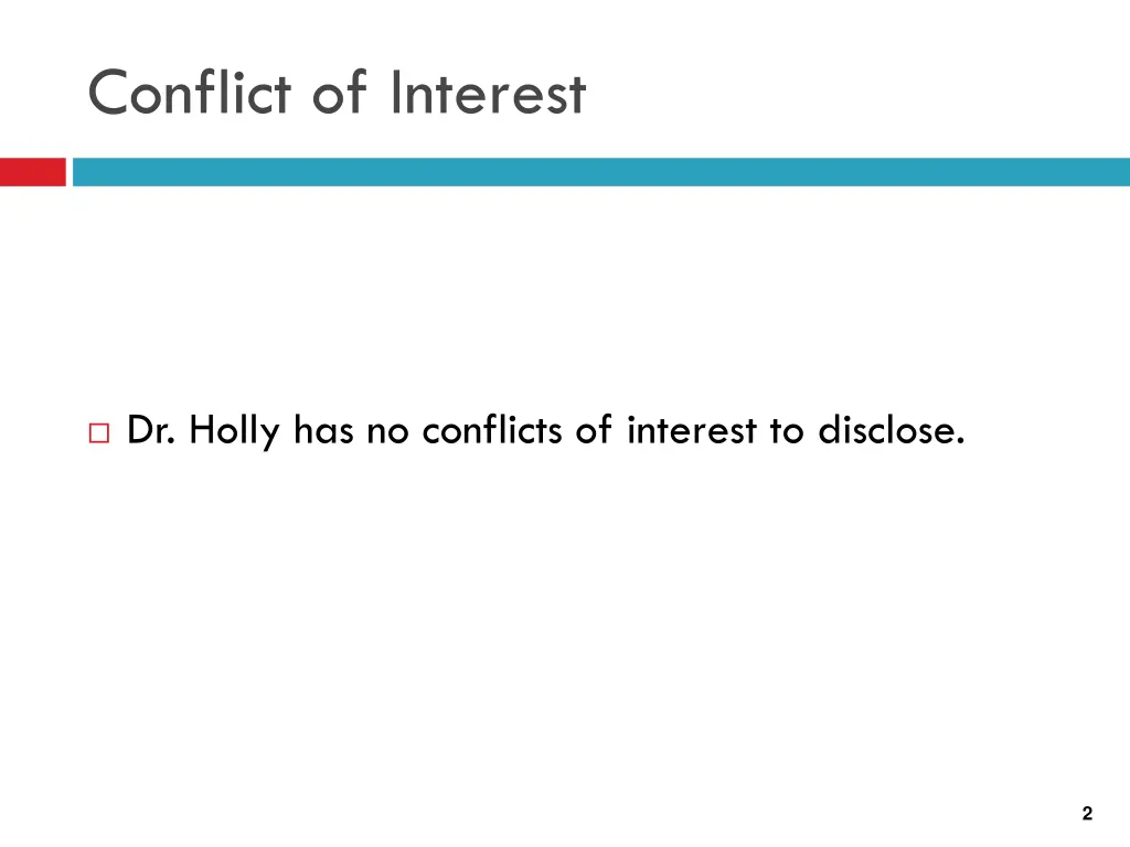 conflict of interest