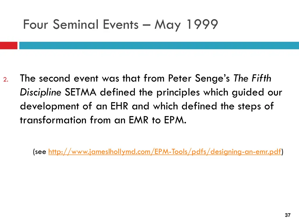 four seminal events may 1999 2