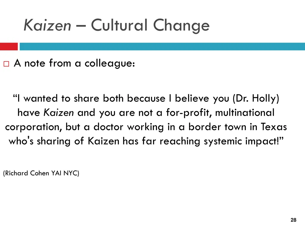 kaizen cultural change 1