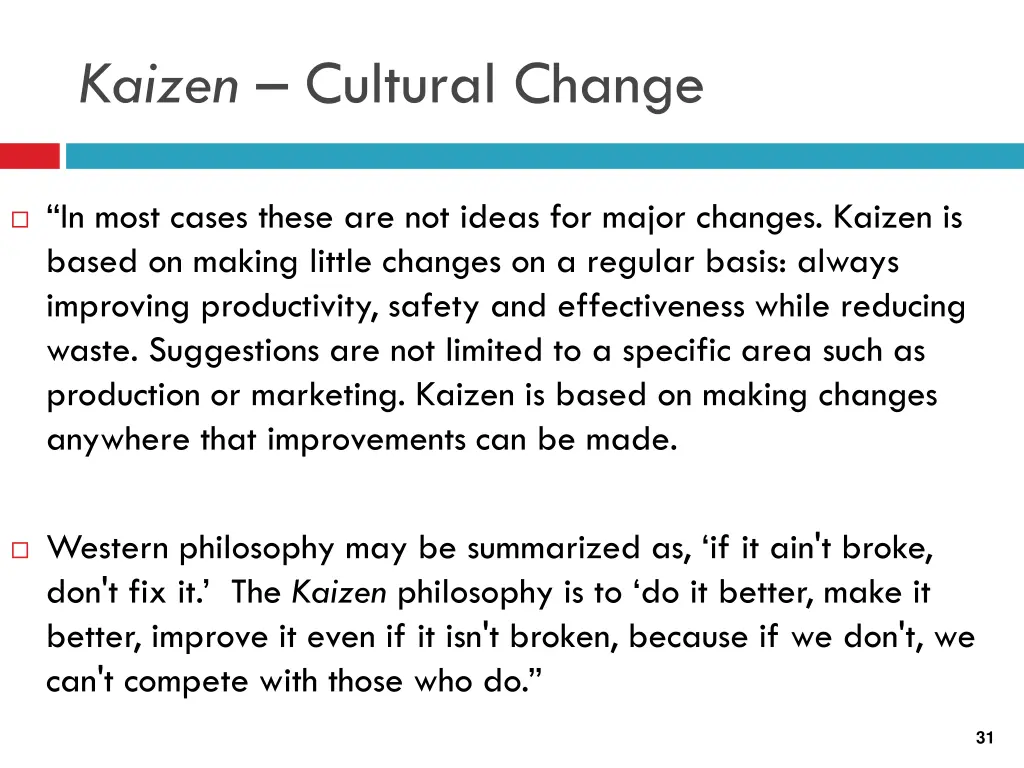 kaizen cultural change 4