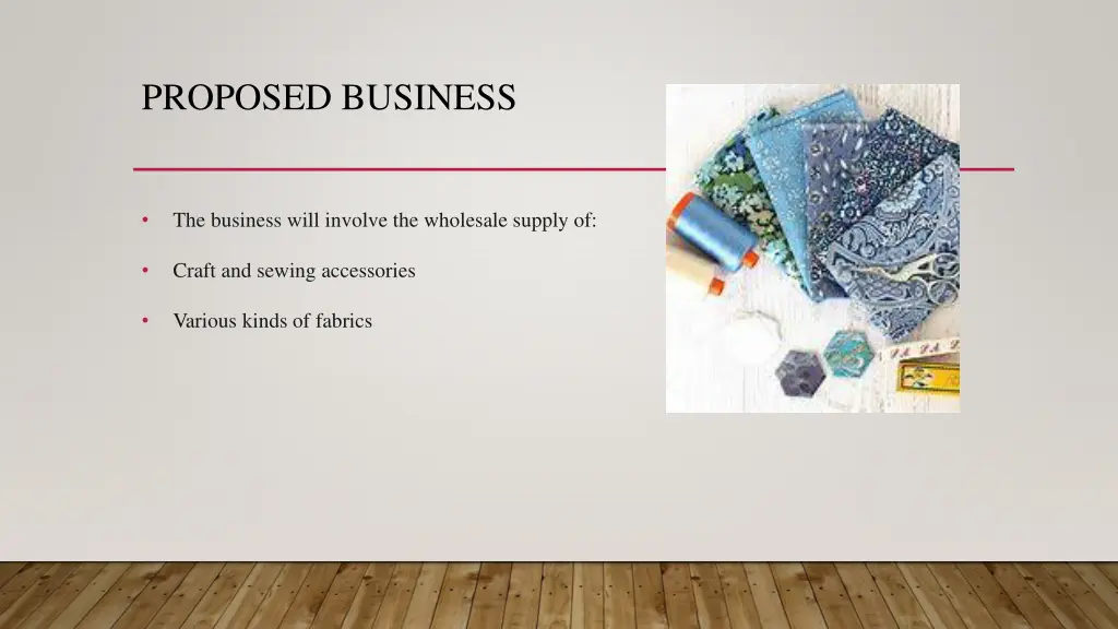 proposed business