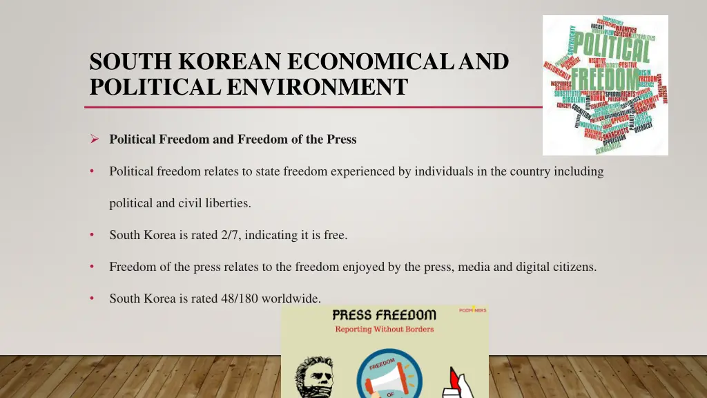 south korean economical and political environment 5