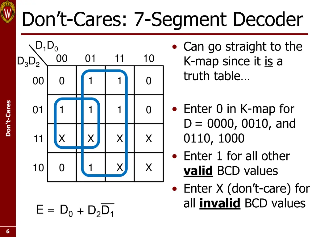 don t cares 7 segment decoder 2