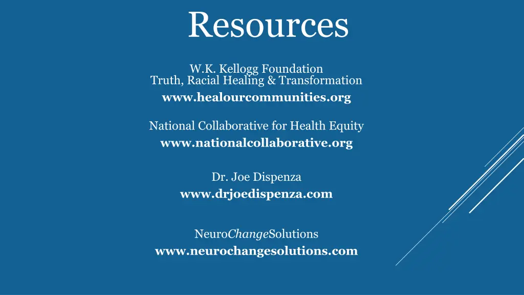 resources