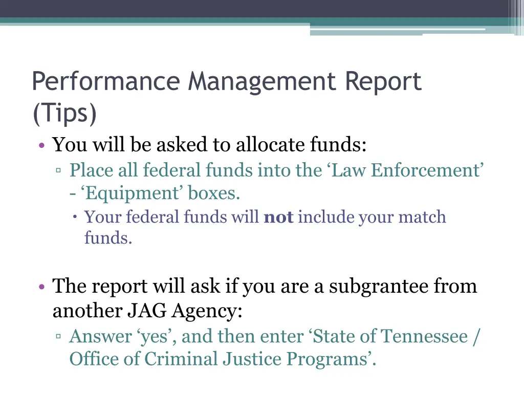 performance management report tips you will