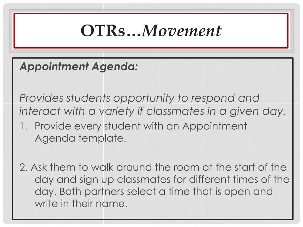 otrs movement 2