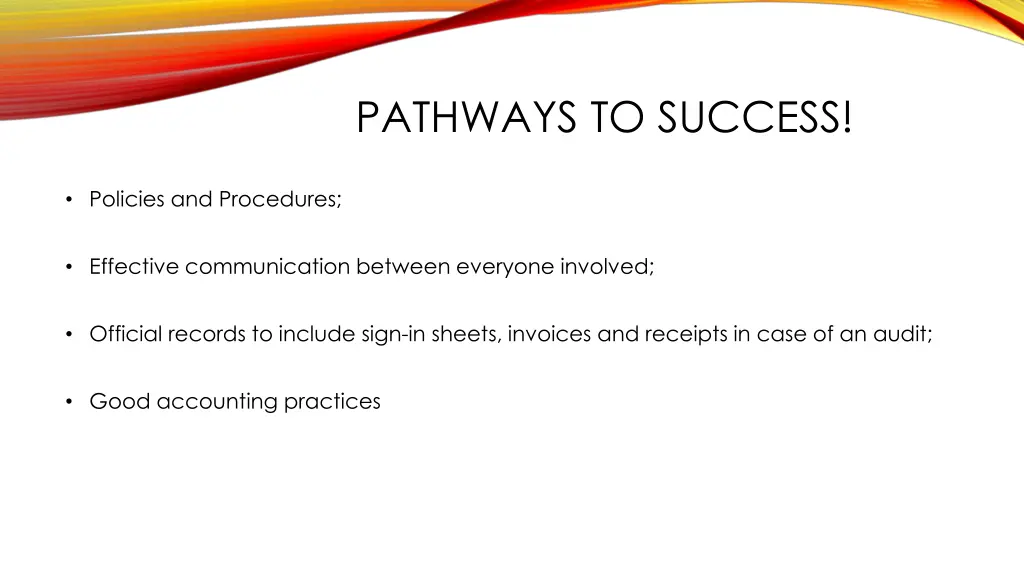 pathways to success