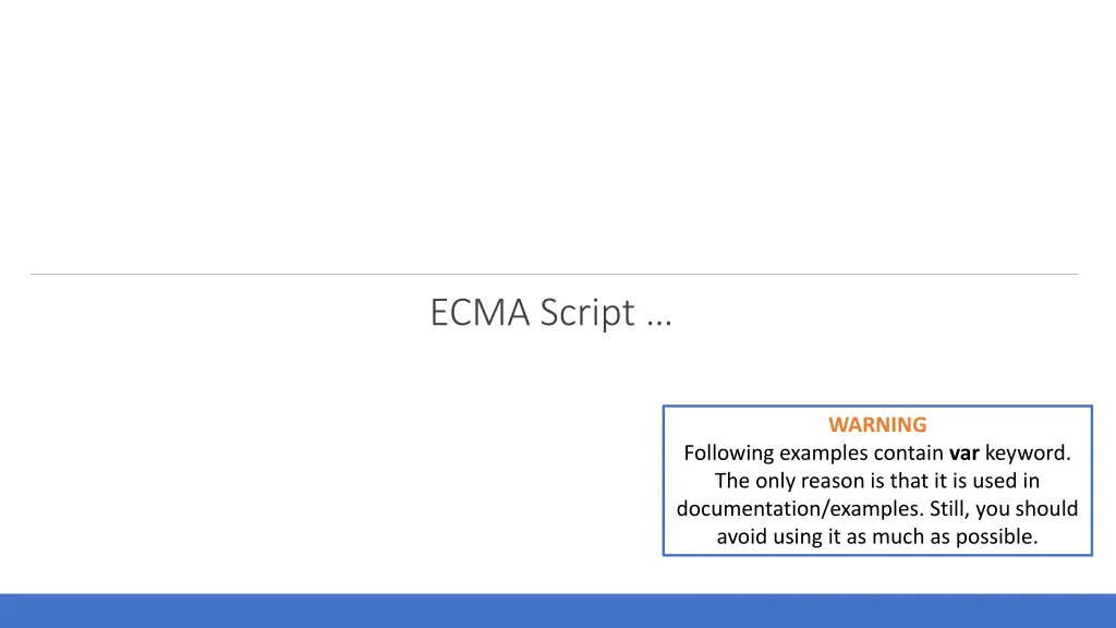 ecma script