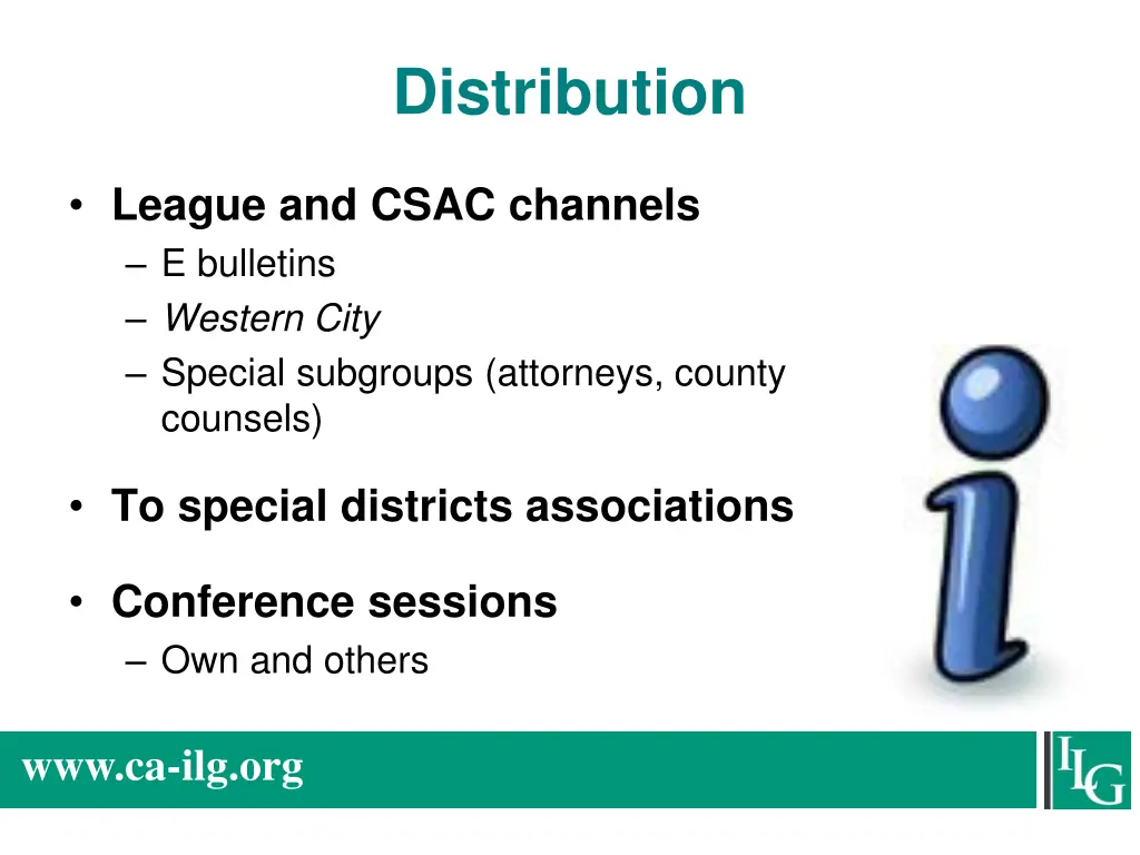 distribution