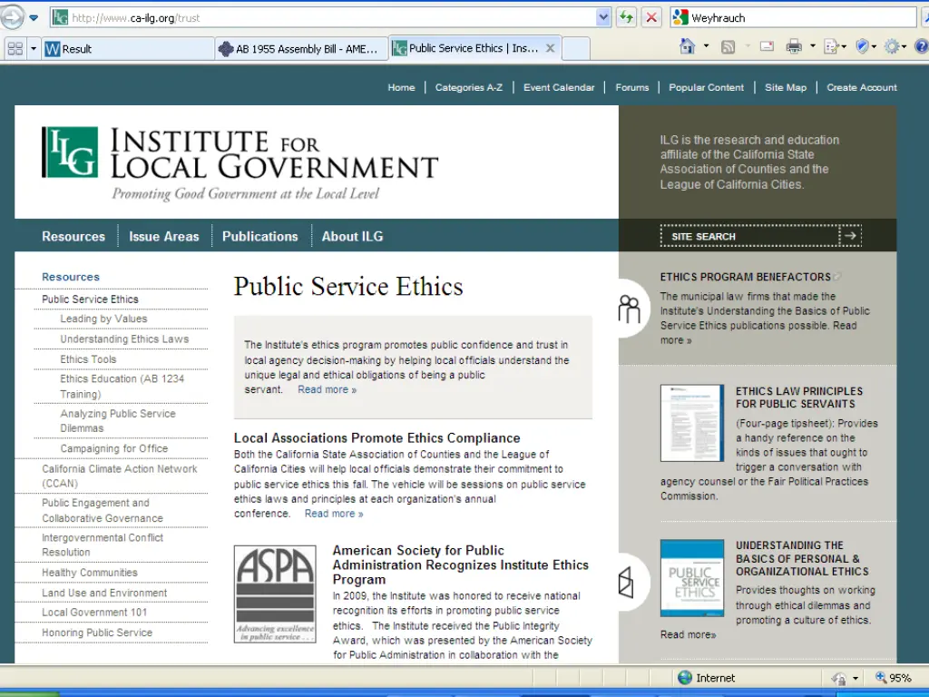 www ca ilg org