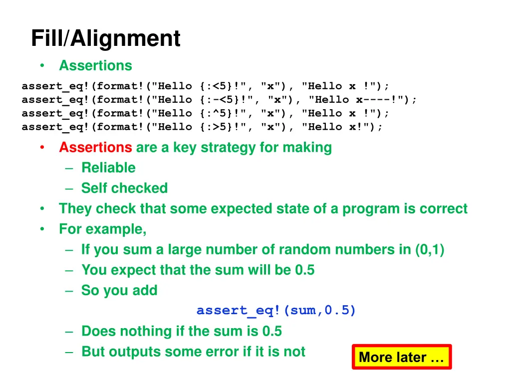 fill alignment assertions