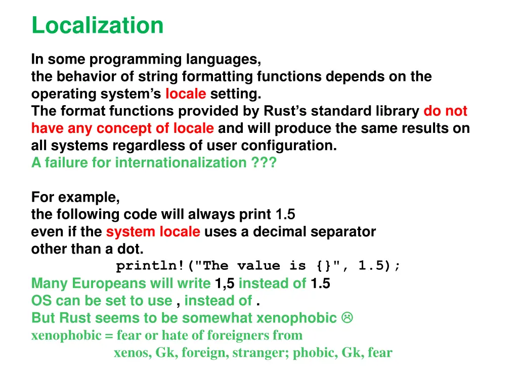 localization