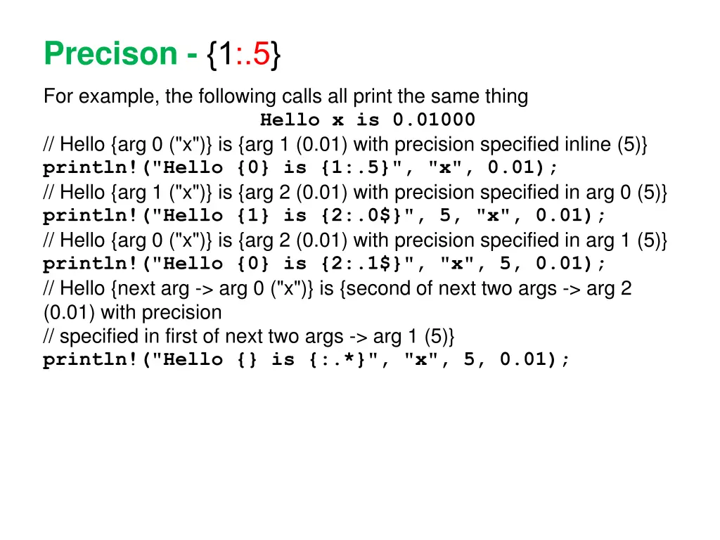 precison 1 5 2