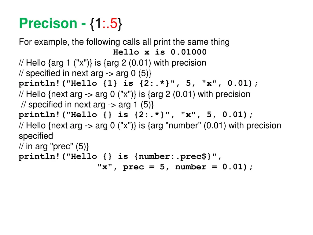 precison 1 5 3