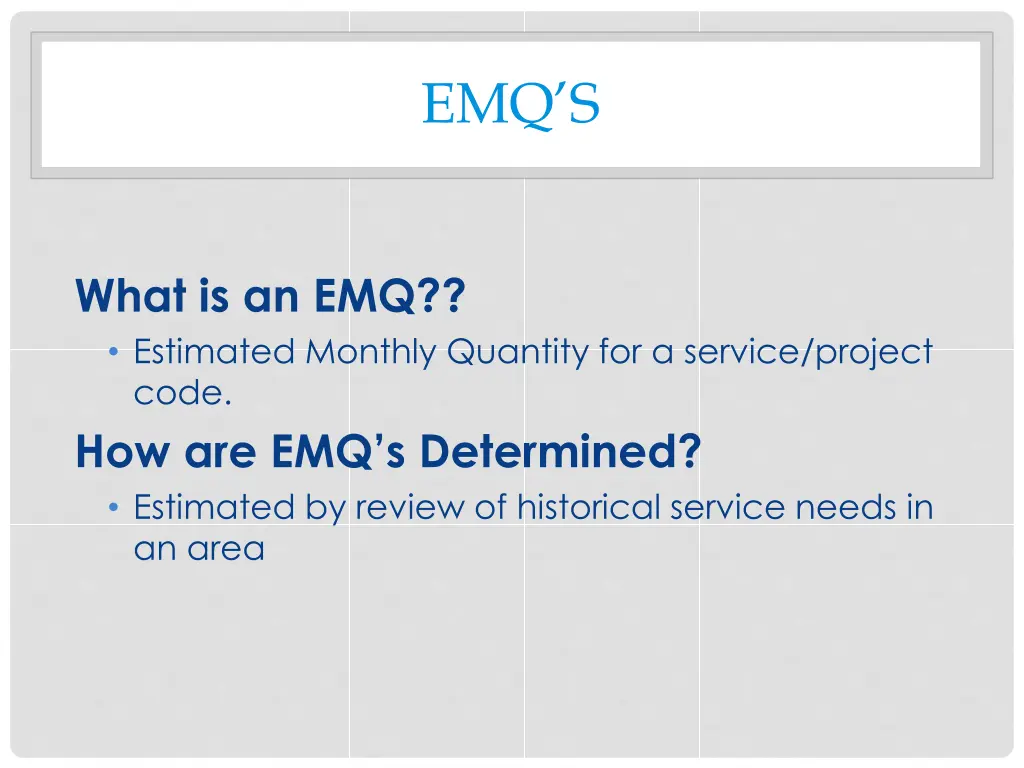 emq s