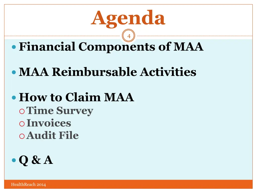 agenda