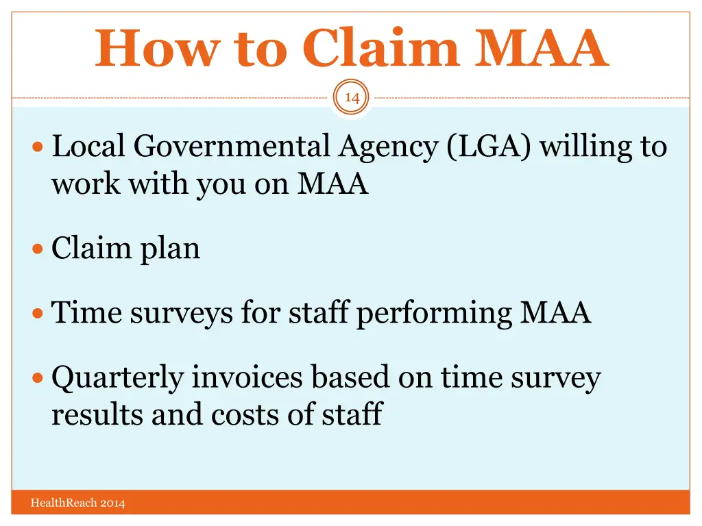 how to claim maa
